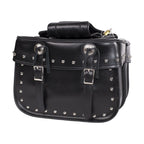 PVC Motorcycle Saddlebag With Universal Fitting & Studs