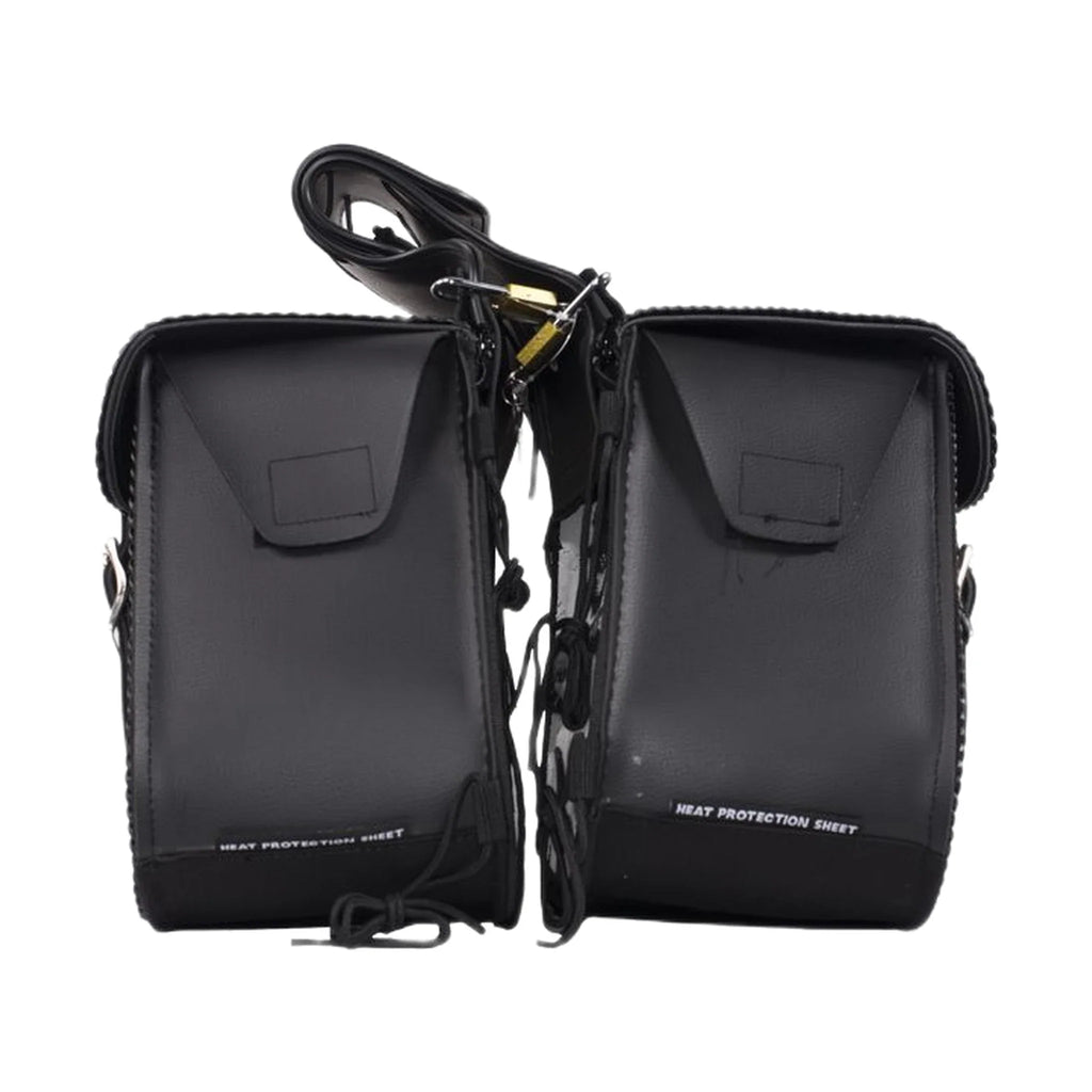 Motorcycle Saddlebag Zipoff Heavy Duty Waterproof Universal Fit With Gun Holster