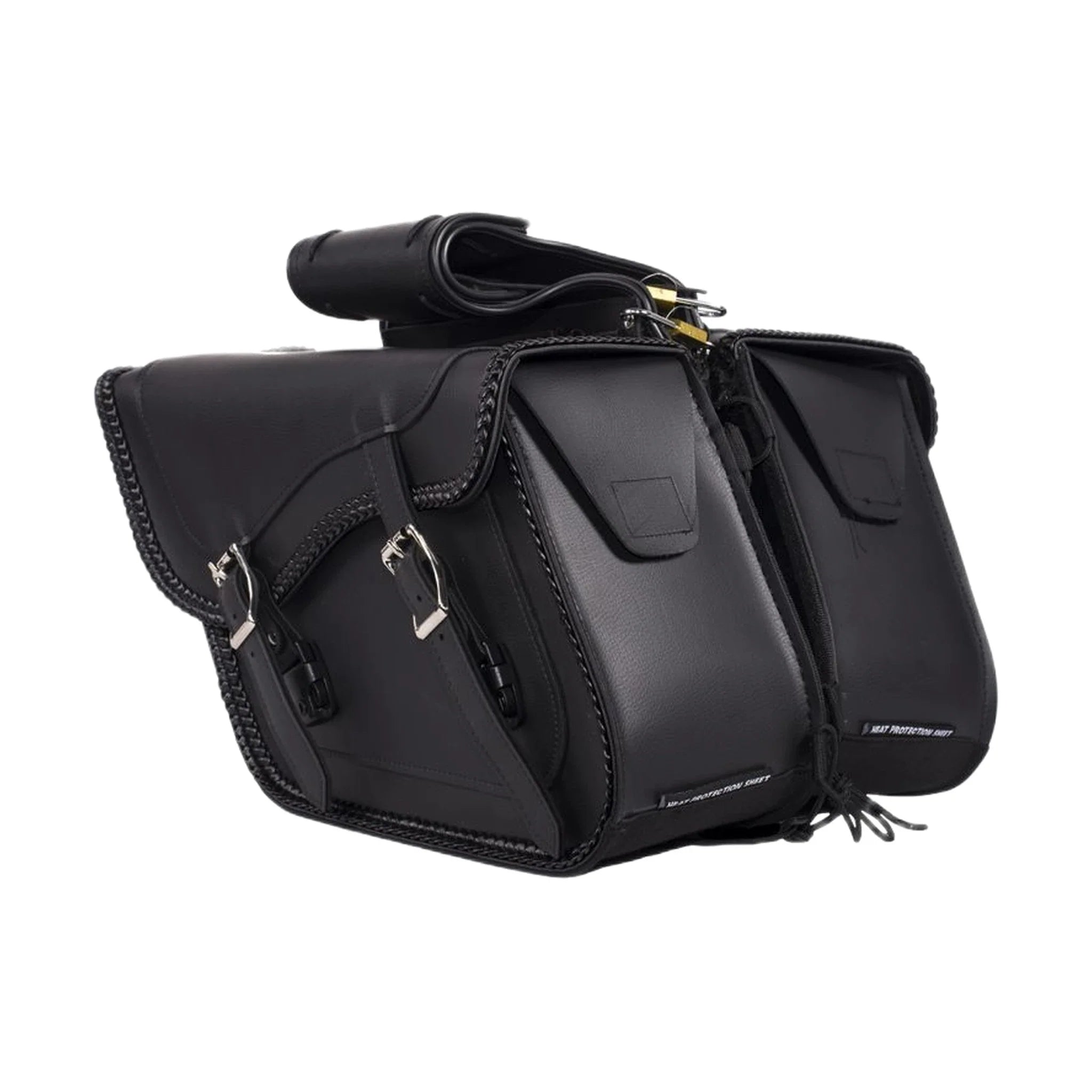 Motorcycle Saddlebag Zipoff Heavy Duty Waterproof Universal Fit With Gun Holster