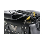 PVC Motorcycle Saddlebag Universal Fit Heavy Duty Waterproof Velcro Cover 11.75x11x4.25