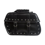 Motorcycle Saddlebags Studded Water Resistant Quick Release Universal Fit