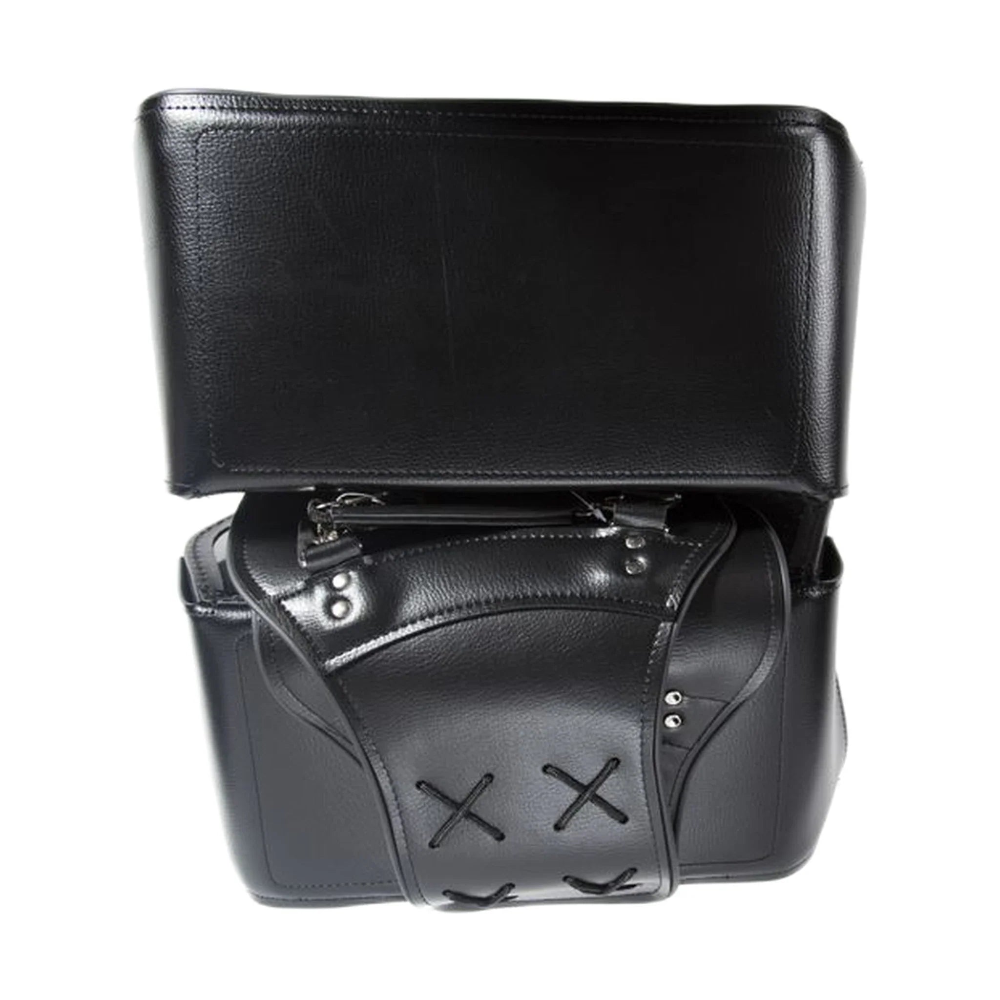 Motorcycle Saddlebags Studded Water Resistant Quick Release Universal Fit