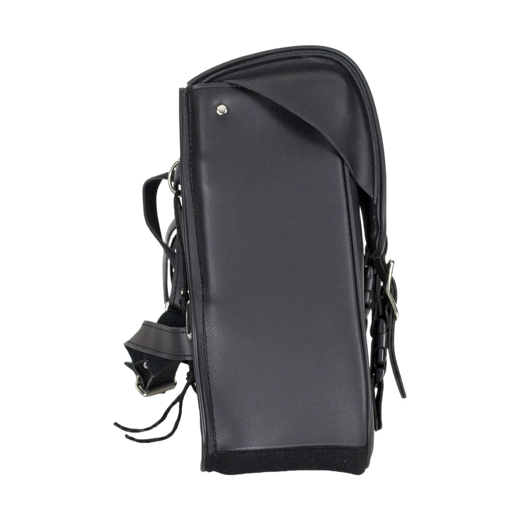 Black PVC Solo Swing Arm Bag - Left Side