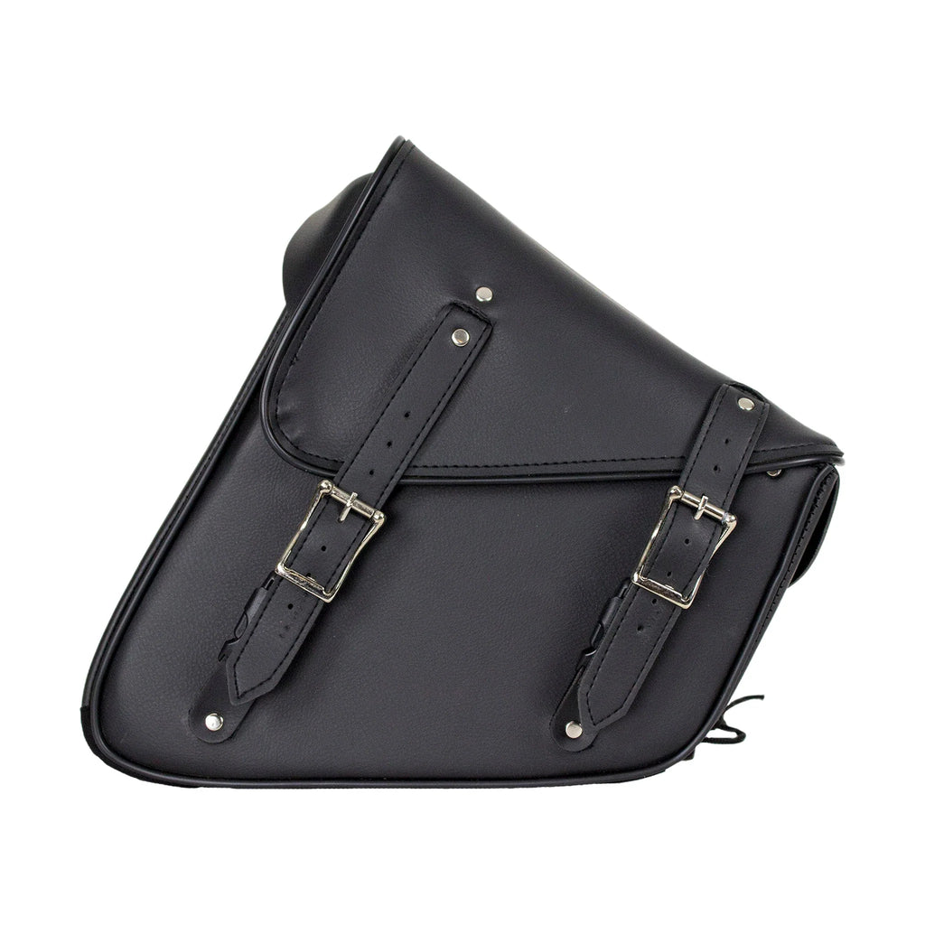 Black PVC Solo Swing Arm Bag - Left Side