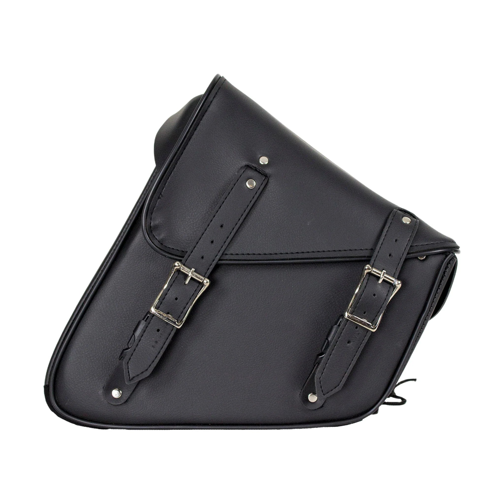 Black PVC Solo Swing Arm Bag - Left Side