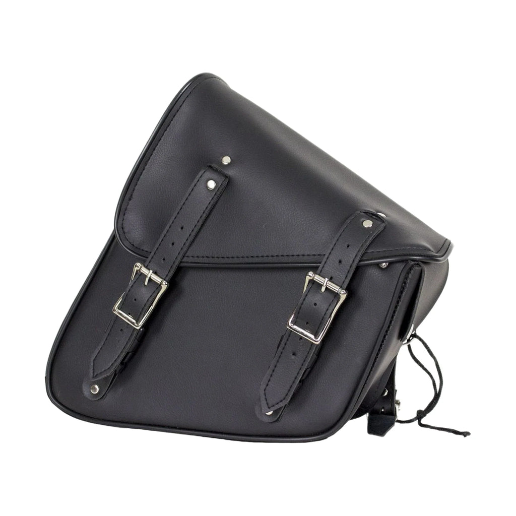 Black PVC Solo Swing Arm Bag - Left Side