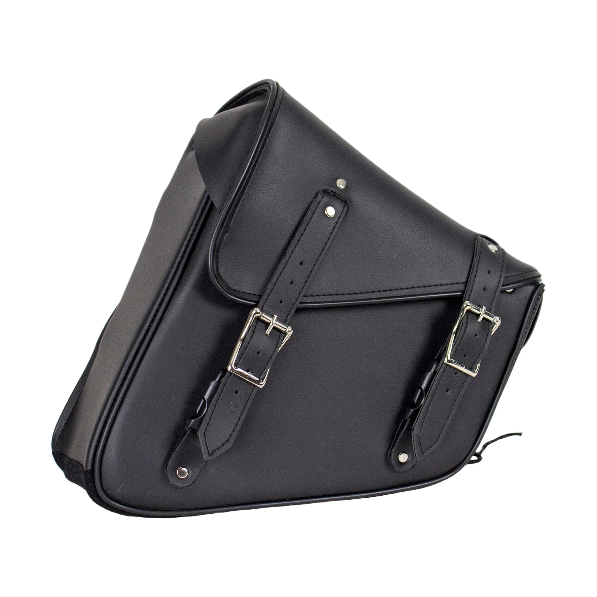 Black PVC Solo Swing Arm Bag - Left Side