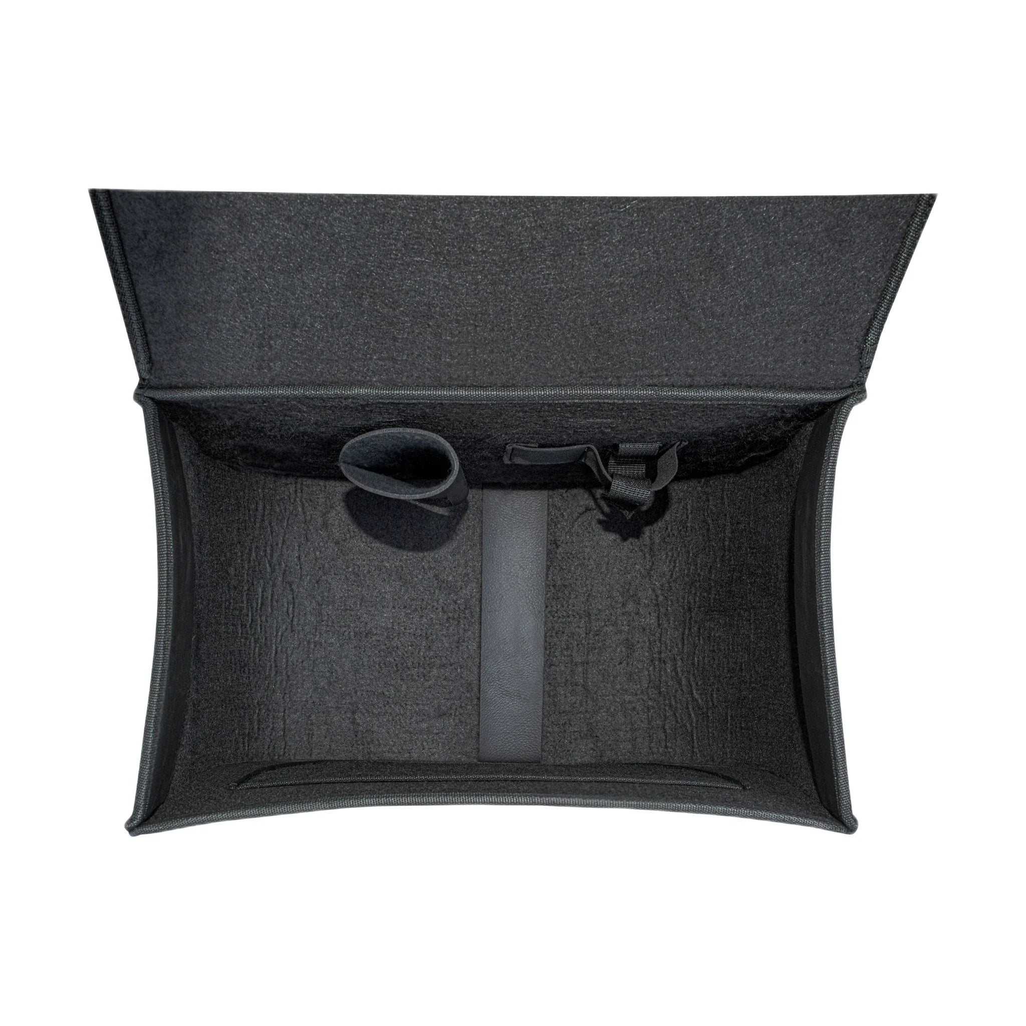 Dream Apparel Motorcycle Saddlebag Black PVC Classic Vintage Style, Weather-Resistant Saddlebag