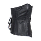 Women's Black Lambskin Leather Corset
