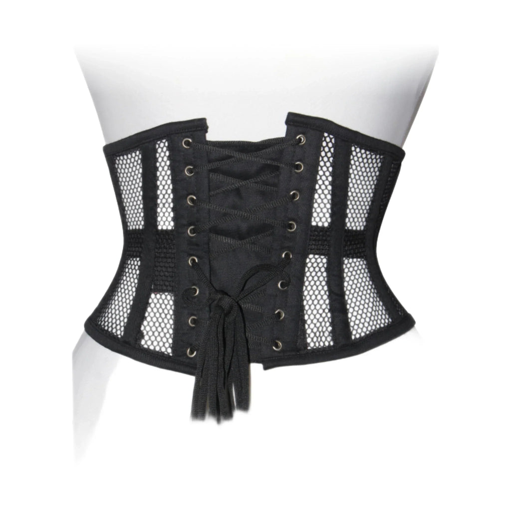 Dream Apparel Heavy Duty Steel Boned Underbust Waist Trainer Black Corset