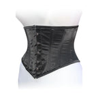 Heavy Duty Steel Boned Underbust Waist Trainer Corset Dream Apparel Black Mesh