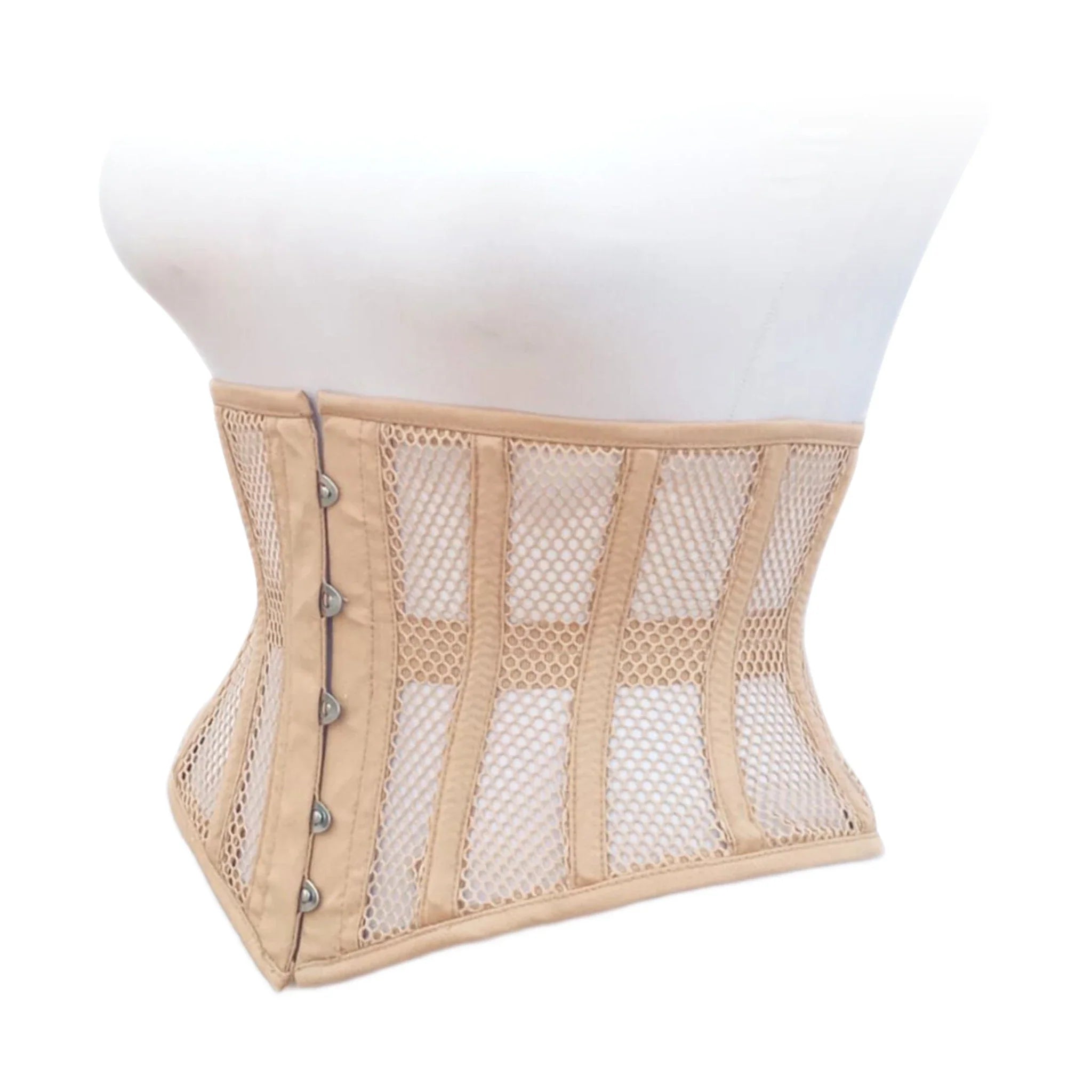 Heavy Duty Steel Boned Underbust Waist Trainer Corset Dream Apparel Mesh Cotton