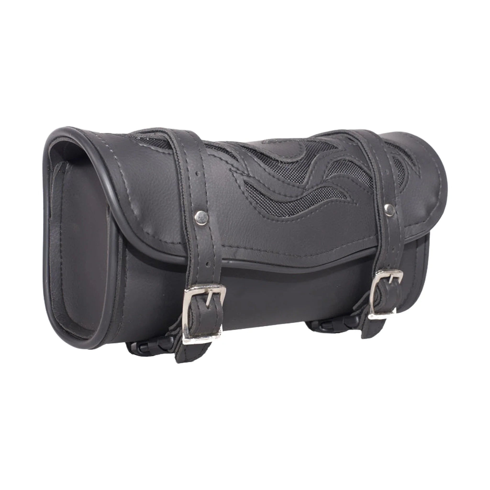 Motorcycle Tool Bag with Flames 12"