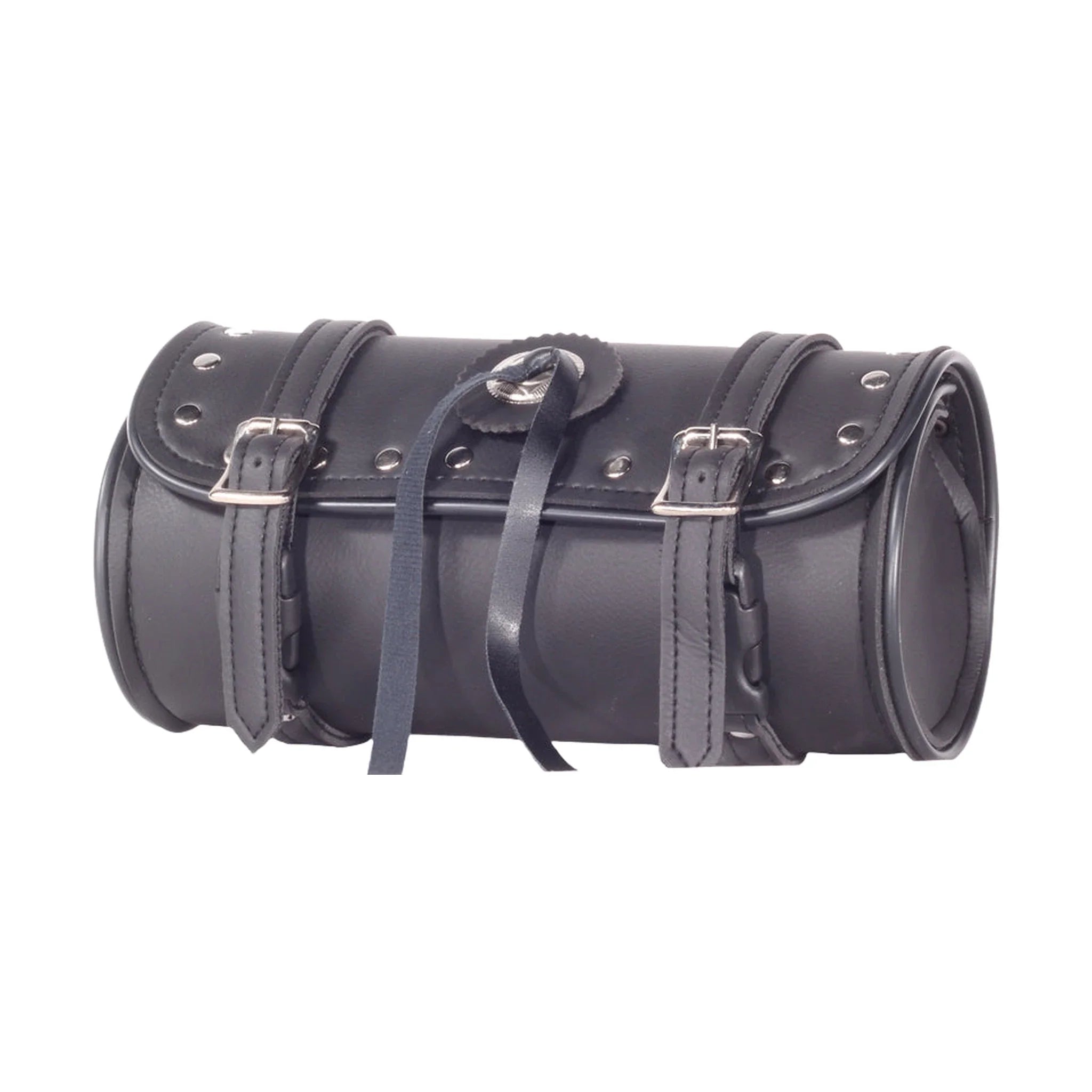 10 Inch PVC Motorcycle Tool Bag With Studs Concho Universal Fit Waterproof