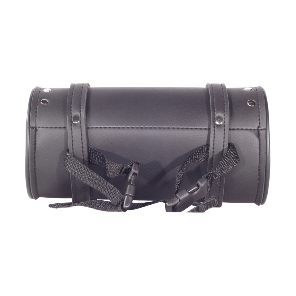 10" PVC Motorcycle Tool Bag With Shiny Studs & Concho