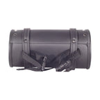 10" PVC Motorcycle Tool Bag With Shiny Studs & Concho