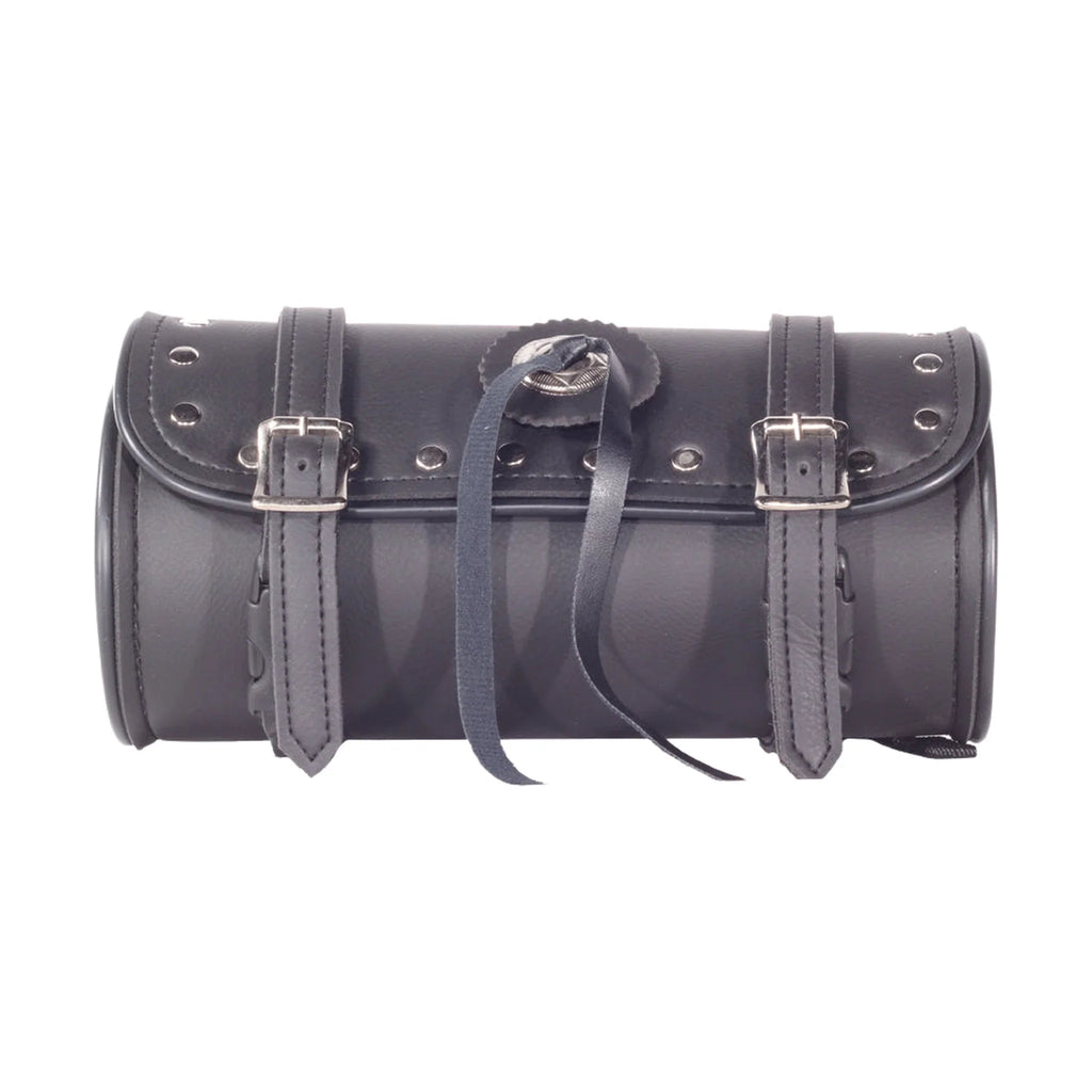 Dream Apparel 12" PVC Motorcycle Tool Bag With Shiny Studs & Concho