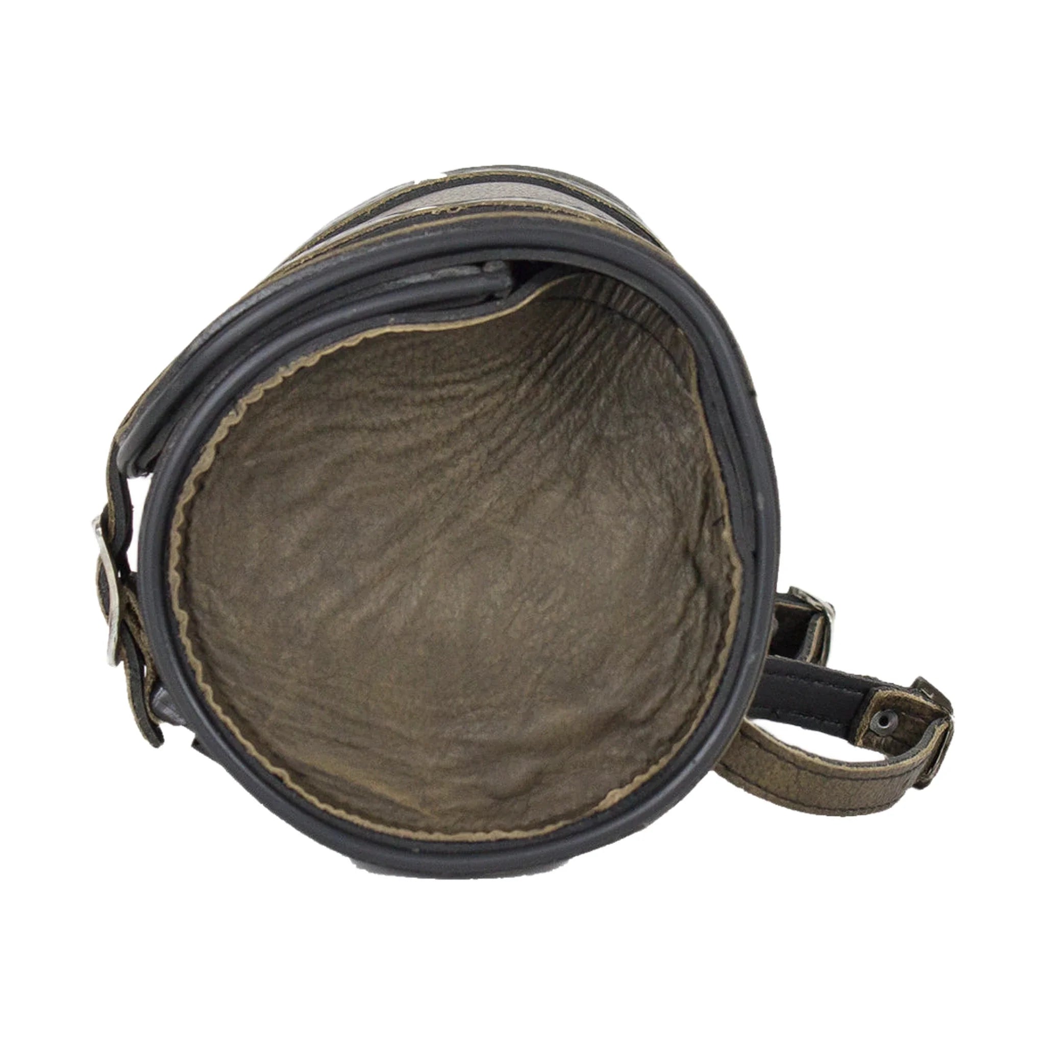 Dark Brown Leather Motorcycle Tool Bag