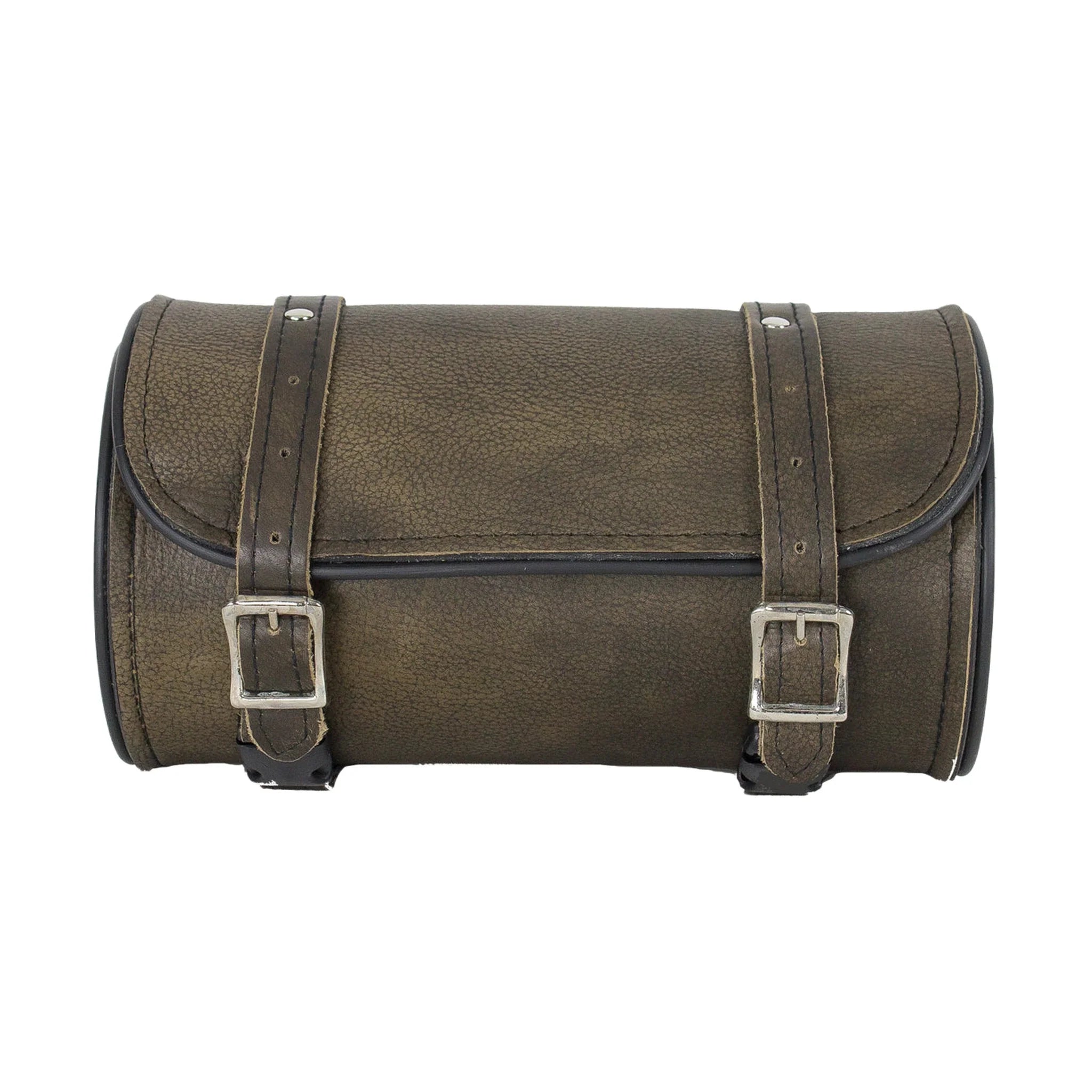 Dark Brown Leather Motorcycle Tool Bag