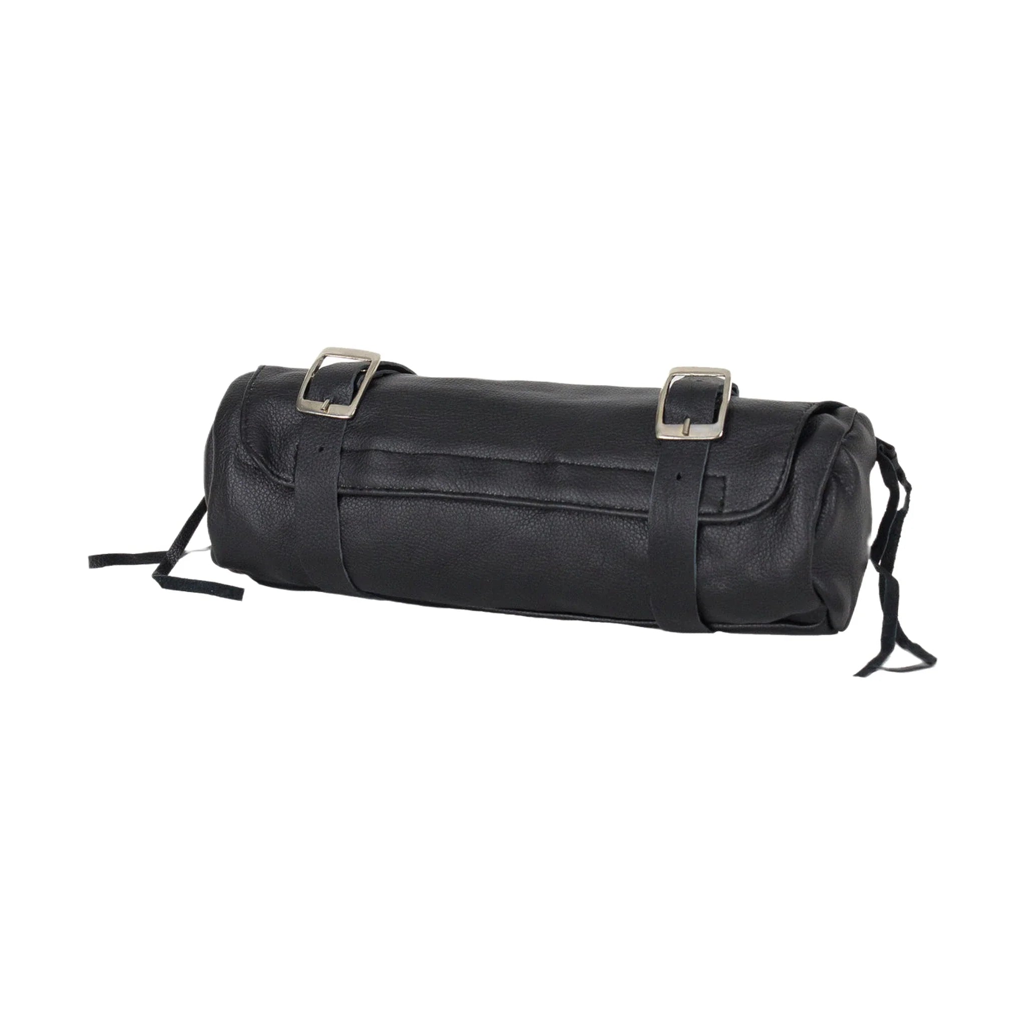 Soft Leather Motorcycle Tool Bag with Pocket Inside, and Velcro