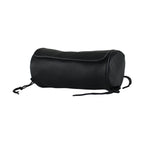 Soft Leather Motorcycle Tool Bag Genuine Cowhide Universal Fit with Zipper Pocket