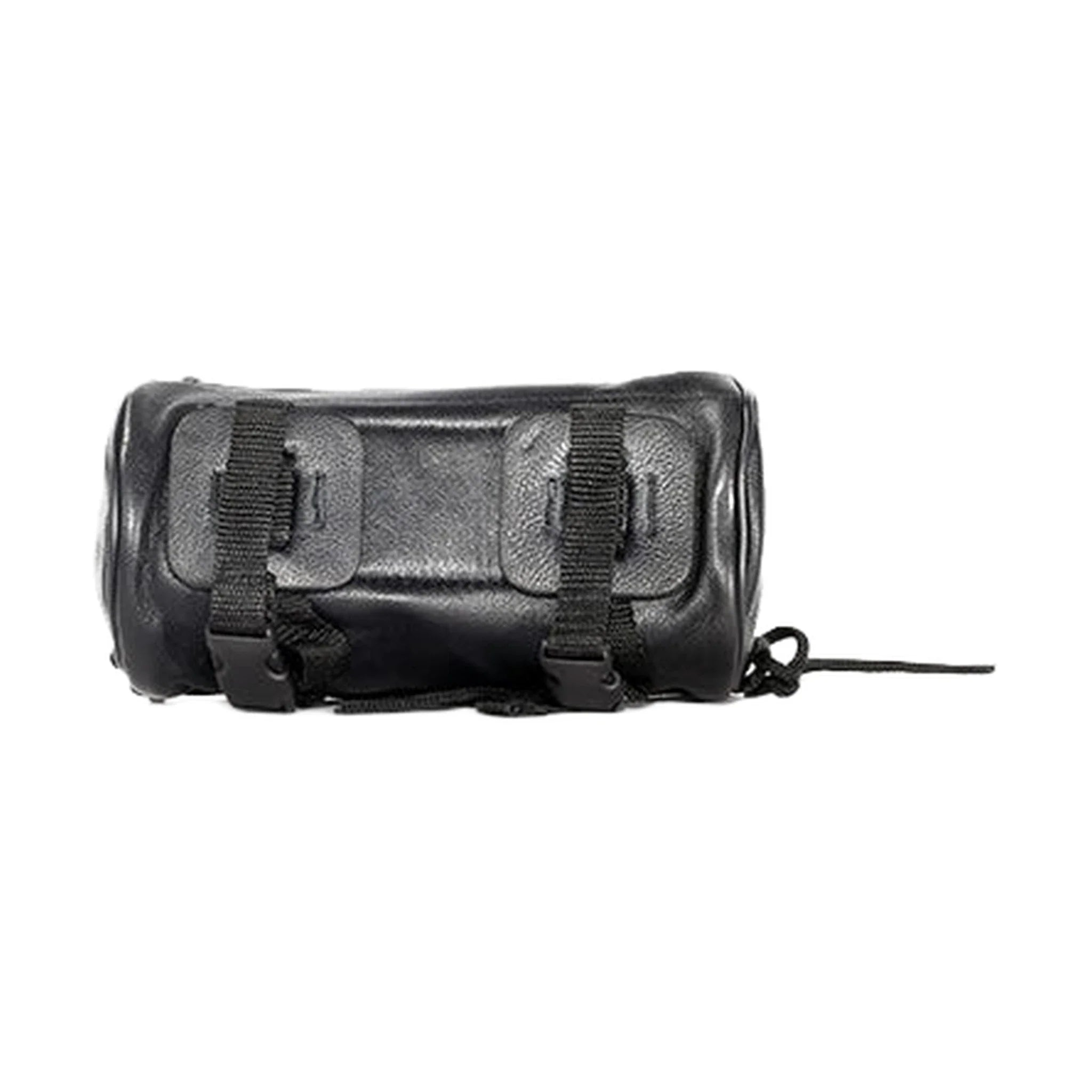 Black Leather Motorcycle Tool Bag