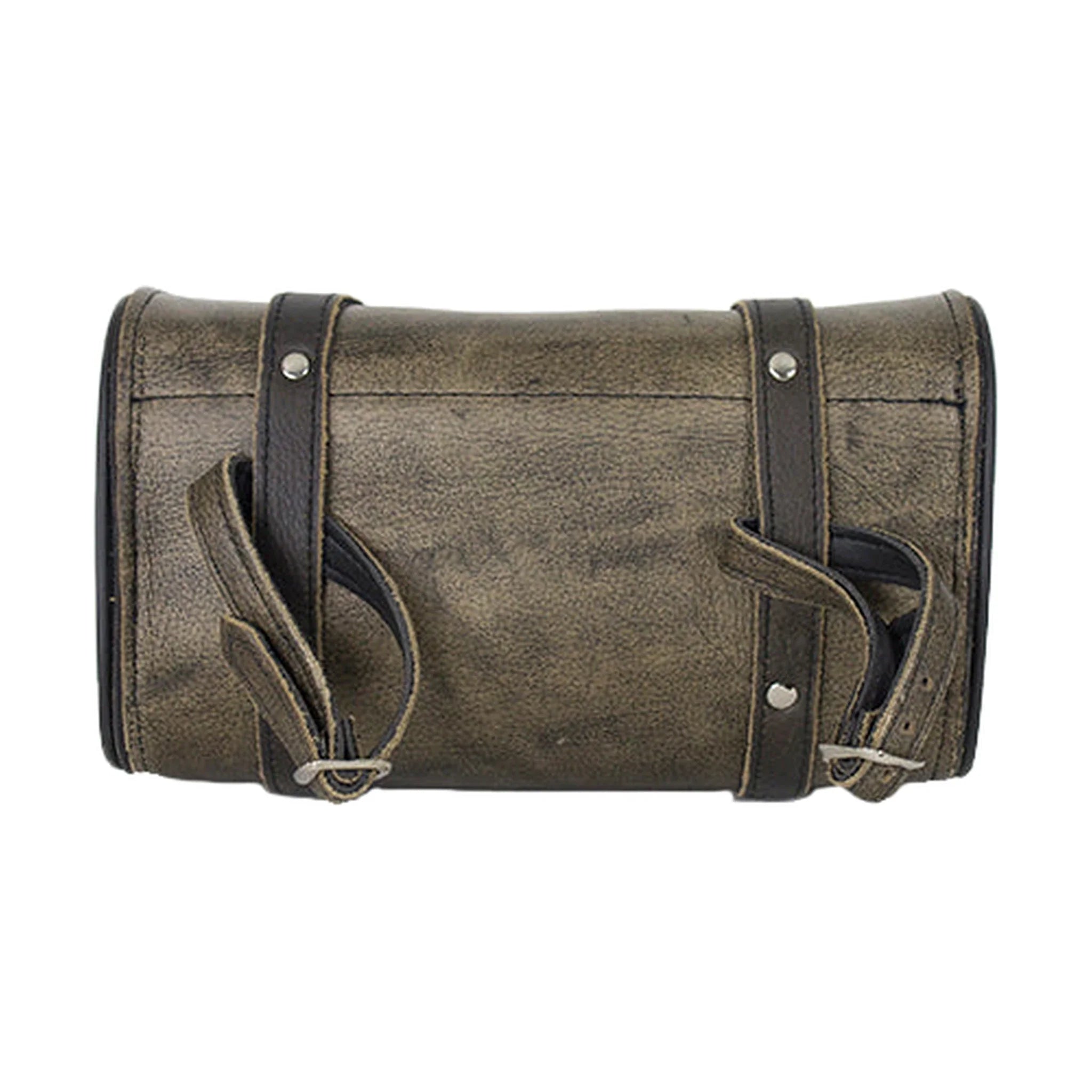 Brown Leather Motorcycle Tool Bag