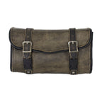 Brown Leather Motorcycle Tool Bag