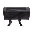Dream Apparel 10" PVC Motorcycle Tool Bag With Gray Braids & Studs