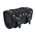 Dream Apparel Motorcycle Tool Bag Stylish Studs Design Secure Buckle Strap Universal Fit for Cruiser