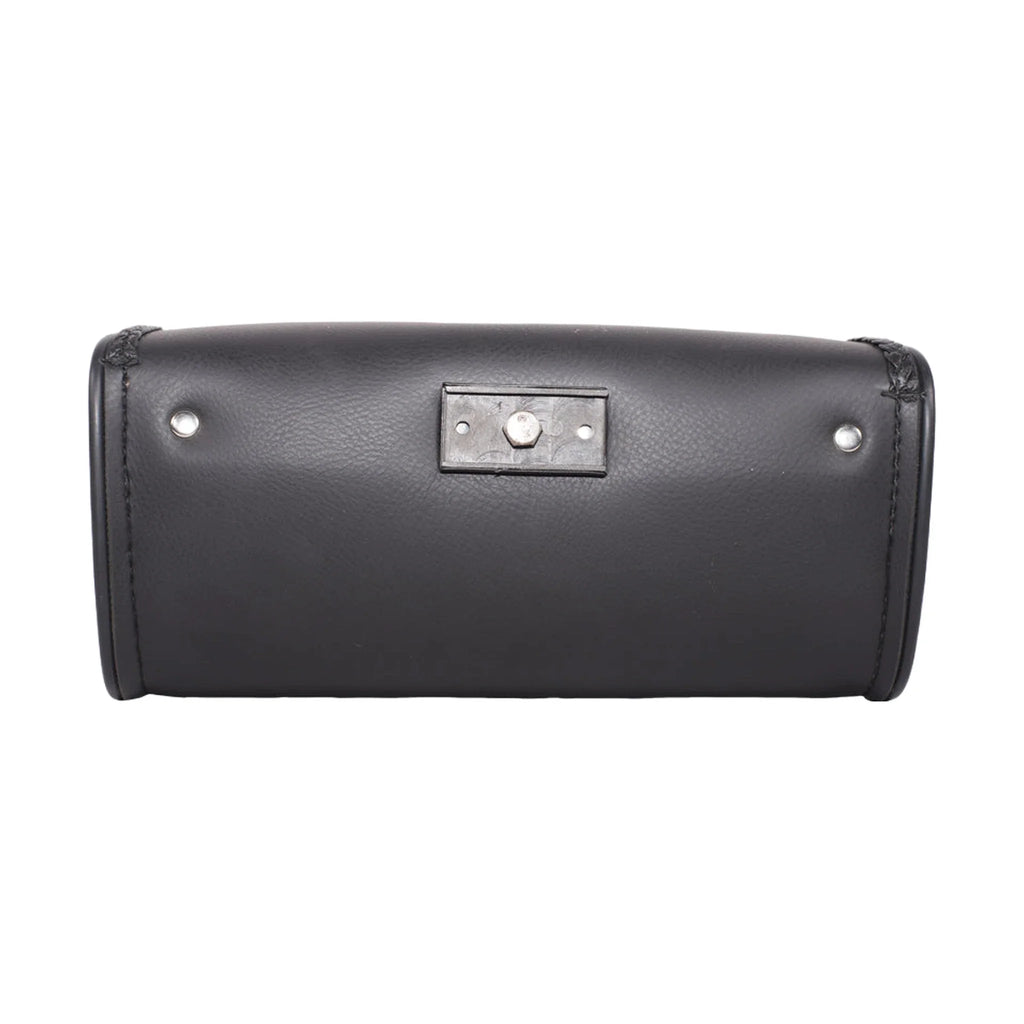 Motorcycle Leather Windshield Bag With Braid