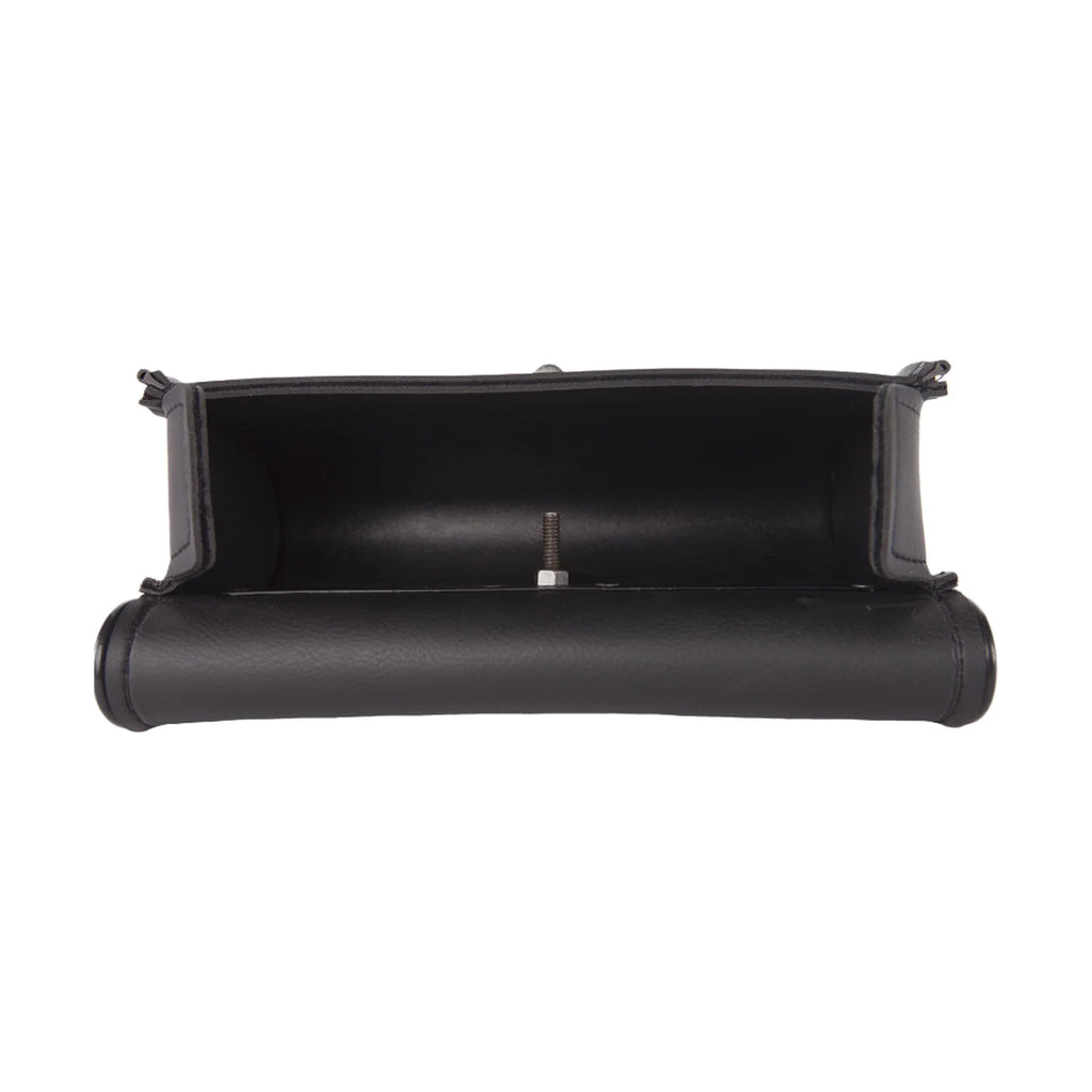 Motorcycle Leather Windshield Bag With Braid