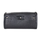 Genuine Black Leather Motorcycle Windshield Bag