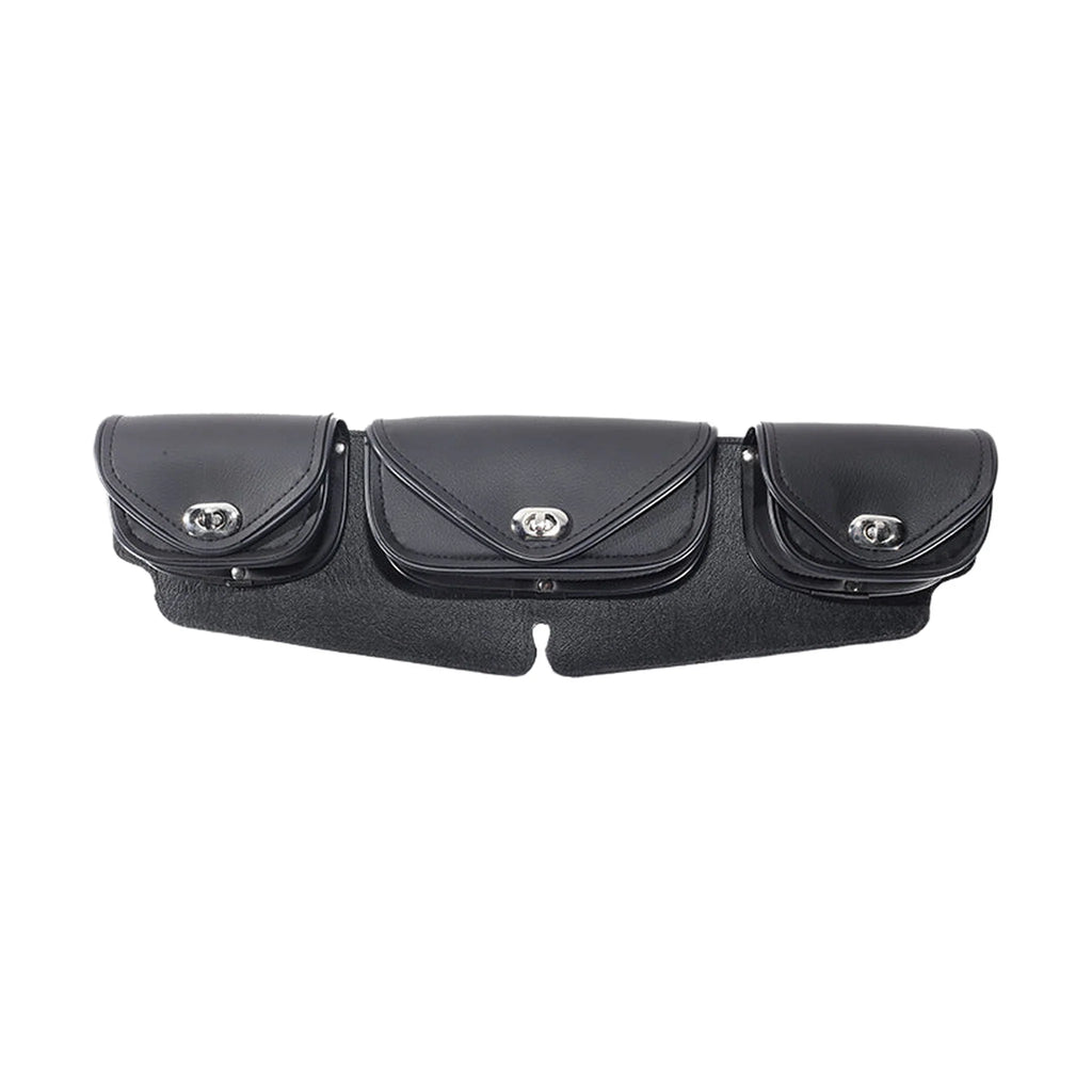 PVC Motorcycle Windshield Bag With 3 Compartments
