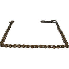 1/4 Inch Decorative Biker Wallet Chain Black Metal 24 Inch Bolt Snap Lobster Claw