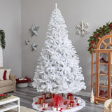 10' White Artificial Christmas Tree  With 2200 Bendable