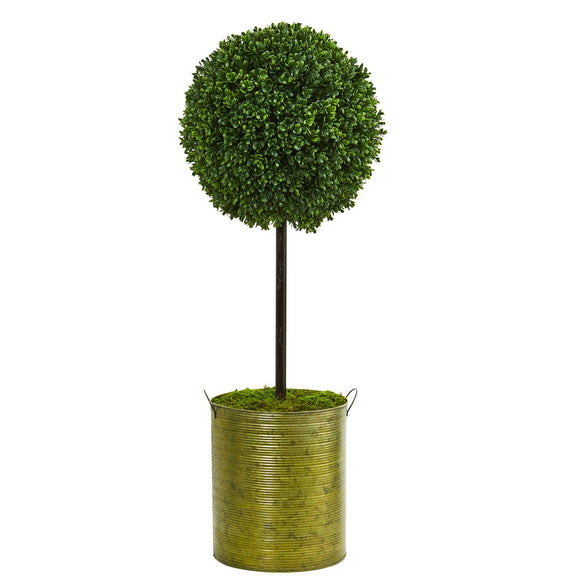 2.5’ Boxwood Topiary Tree In UV Resistant (Indoor/Outdoor)