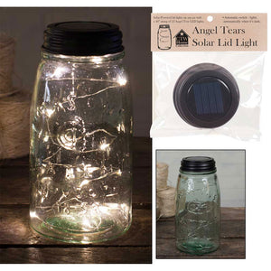 Solar Lid Light Star Shaped Angel Tears - Box of 4