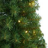 3' Green Artificial Christmas Tree Pre-Lighted With 50 LED Lights 118