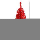 3' Red Artificial Christmas Tree With 50 LED Lights And 118 tips