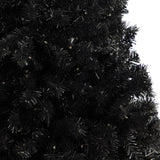 4' Black Artificial Christmas Tree Pre-Lighted With 170 Clear LED Lights