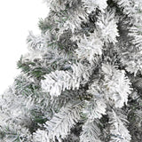 4' Flocked Rock Springs Spruce Christmas Tree With 2179 Tips