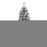 4' Flocked West Virginia Fir Christmas Tree With 210 Tips