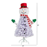 4' Snowman Christmas Tree With 234 Bendable Branches