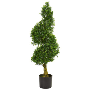 4' Spiral Boxwood Tree UV Resistant (Indoor/Outdoor)