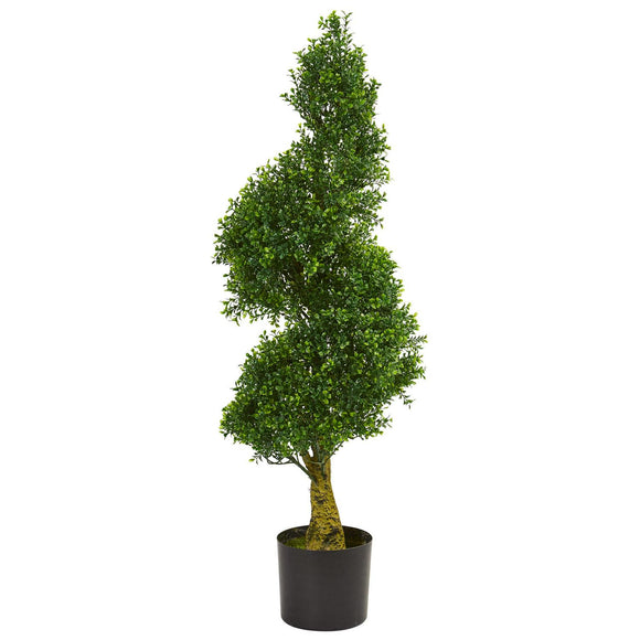 4' Spiral Boxwood Tree UV Resistant (Indoor/Outdoor)