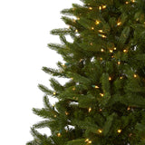 7.5' Rembrandt Christmas Tree W/1735 Tips And 650 Lights