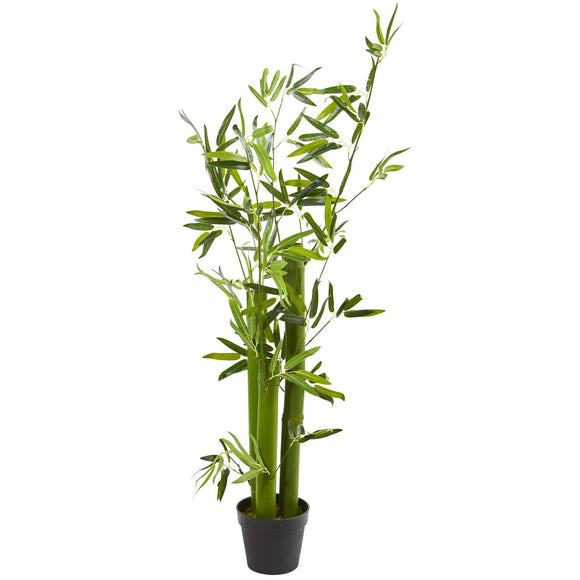 5’ Green Bamboo Artificial Tree