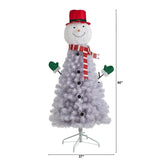 5' Snowman Christmas Tree  With 408 Bendable Branches