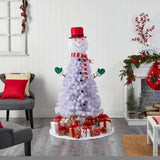 5' Snowman Christmas Tree  With 408 Bendable Branches